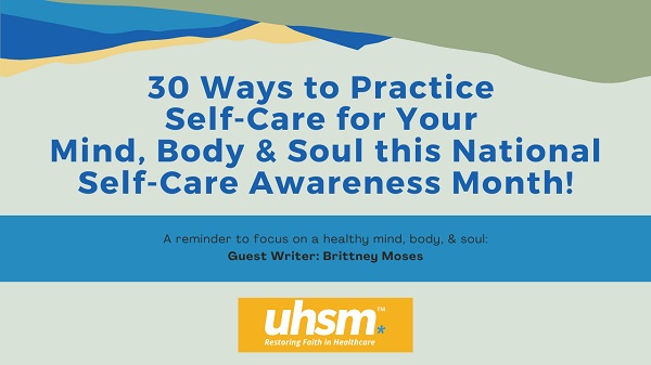 30 Ways to Practice Self-Care for Your Mind