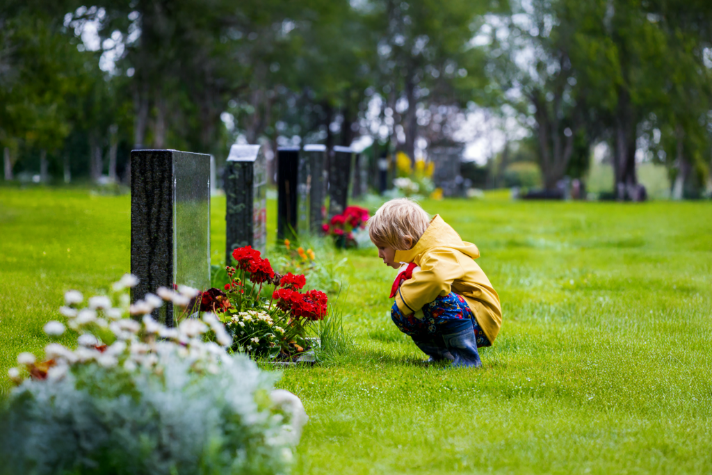 Memorial Remembrance with flowers